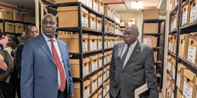 Deputy Chief Justice Designate Justice Moses Kazibwe Inspects Court of Appeal, Calls for Efficiency in Records Management