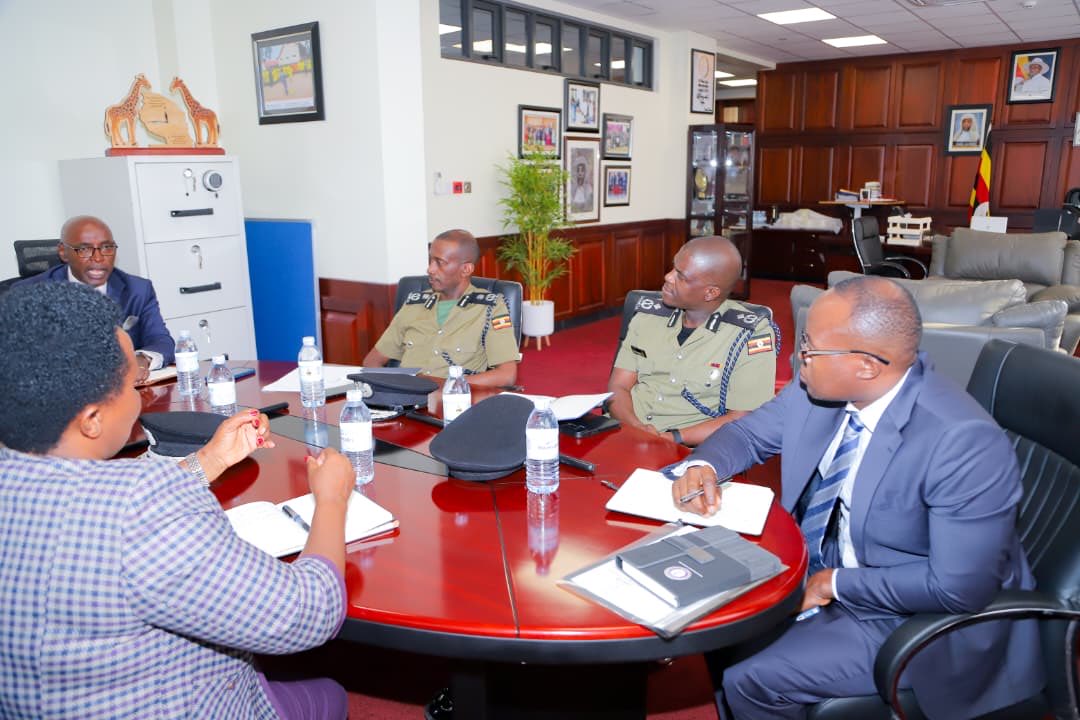 Deputy IGP Ocaya , Police Delegation Visit Chief Justice