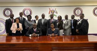 Kiryabwire Swears In New Tax Appeals Tribunal Members, Urges Integrity and Collegiality