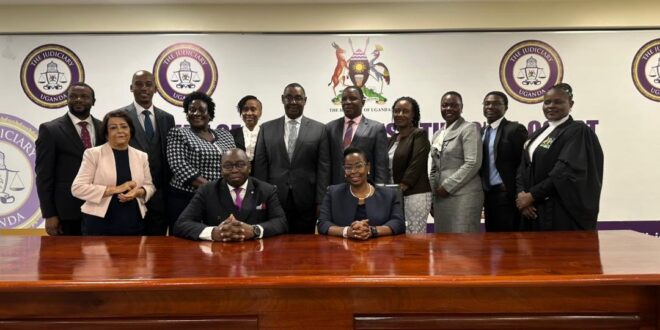 Kiryabwire Swears In New Tax Appeals Tribunal Members, Urges Integrity and Collegiality