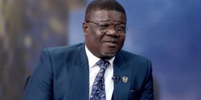 Rockson Nelson Dafeamekpor, majority chief whip of the Ghana Parliament, says Parliament could pass the anti-LGBTQ bill within days. (Photo courtesy of MyJoyOnline)