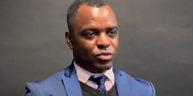 Ugandan human rights defender Frank Mugisha appeals for support from allies abroad. (Photo courtesy of Twitter)