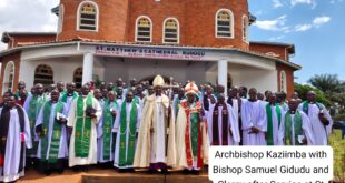 Archbishop Kaziimba Calls for Unity as he Concludes Bugisu Farewell Visit