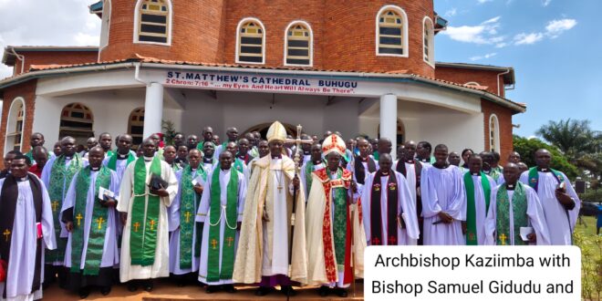 Archbishop Kaziimba Calls for Unity as he Concludes Bugisu Farewell Visit