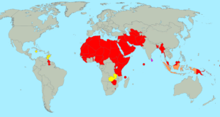 Map of countries criminalizing homosexuality, June 2026