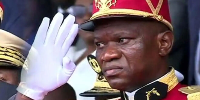 Gabon President Brice Oligui Nguema in 2023. (Photo courtesy of The Cable)