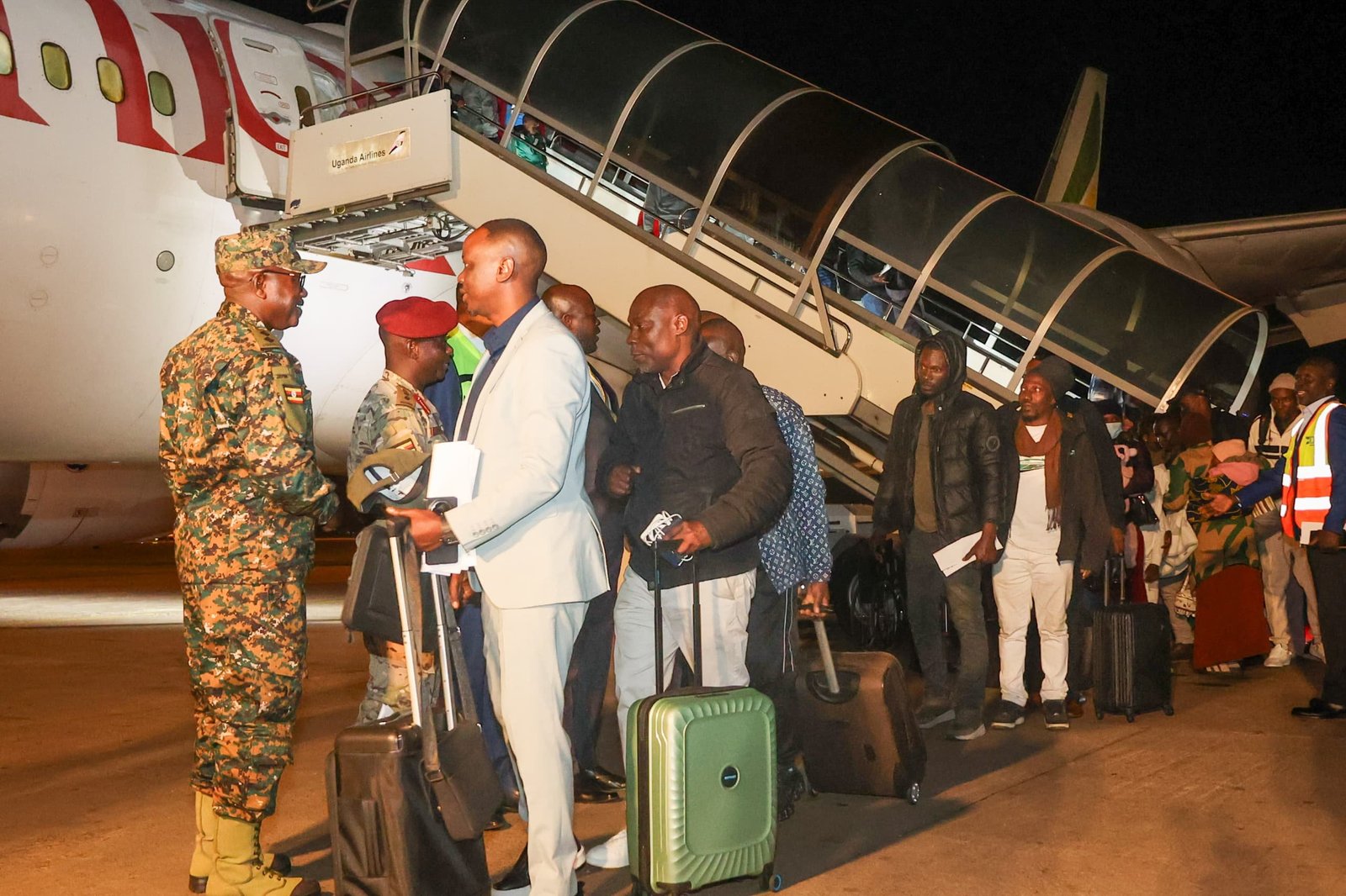260 Ugandans Return Home as Government Begins South Africa Evacuation.