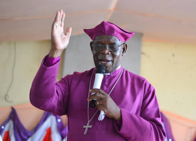 Bishop Samuel Kahuma delivering his Christmas message