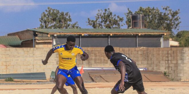 Kampala City MUBS Dominate Opening Day of FUFA Beach Soccer