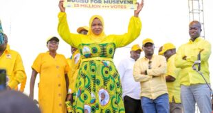 M7 enters Bugisu With A Huge Crowd Welcome explains land