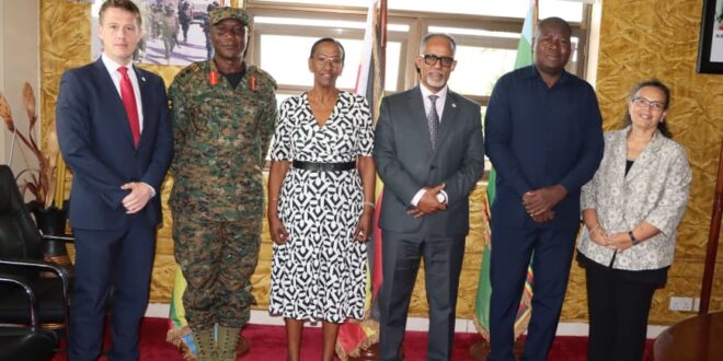 Minister Oboth Oboth New ICRC Head Discuss Stronger Cooperation on Peace