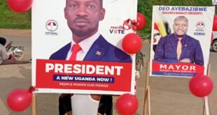 PRESIDENT BOBI WINE FULLY SHAKES MITOOMA RUBIRIZI AND BUSHENYI