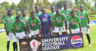 Pepsi University Football League Kampala University Aim to Extend Unbeaten