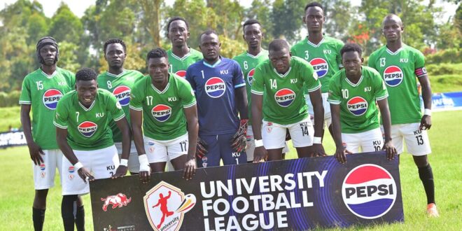 Pepsi University Football League Kampala University Aim to Extend Unbeaten
