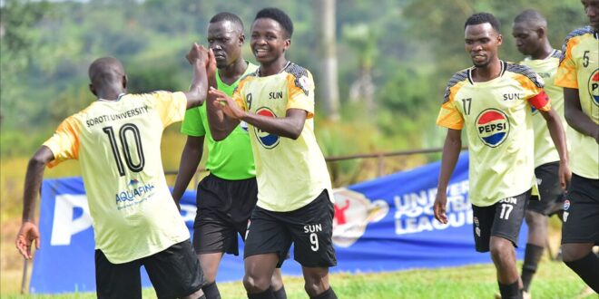 Pepsi University Football League Soroti University Register Historic First Win