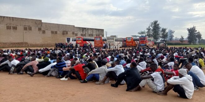 Police In Mbarara Intercepts 10 Buses Carrying Over 840 Aim