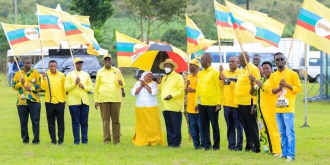 Presidential Campaigns Museveni Crosses from Kigezi to Ankole