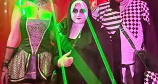 Costume party in Tomsk, Siberia. (Photo courtesy of Novaya Gazeta Europe)