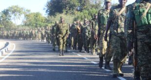 UPDF 3rd Infantry Division has conducts a 30 kilometre route march