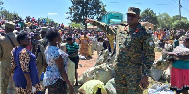 UPDF Distributes Impounded Charcoal to Vulnerable Households in Lira City