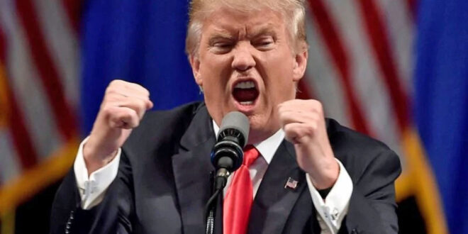 Donald Trump on the campaign trail in 2016 (David Becker photo courtesy of Reuters)