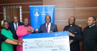 HUGE BOOST Centenary Bank contributes Sh70 million to Kasese Diocese