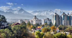 Almaty, the largest city in Kazakhstant (Photo courtesy of Expedia.com)