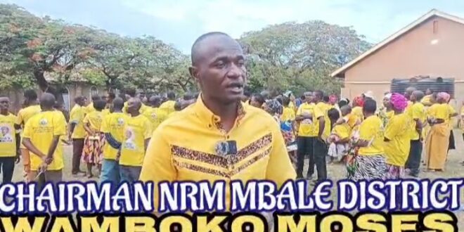 Mbale District NRM Chairman Wambogo Moses Intensifies Grassroots Mobilization in