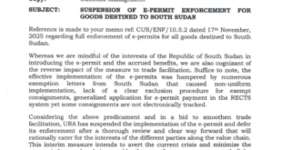S Sudan E Permit Scandal Deepens Memo Suspending System Was Issued