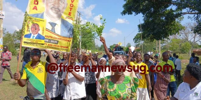 Bungokho South Mp Wandwasi receives heroic welcome in Busiu