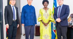 Chinese Ambassador Zhang Bids Farewell to Rt Hon Kadaga