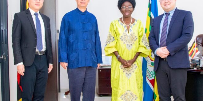 Chinese Ambassador Zhang Bids Farewell to Rt Hon Kadaga