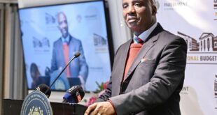 The Chairperson of the Standing Committee on Finance Dr. Joe Maswanganyi.