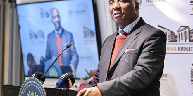 The Chairperson of the Standing Committee on Finance Dr. Joe Maswanganyi.