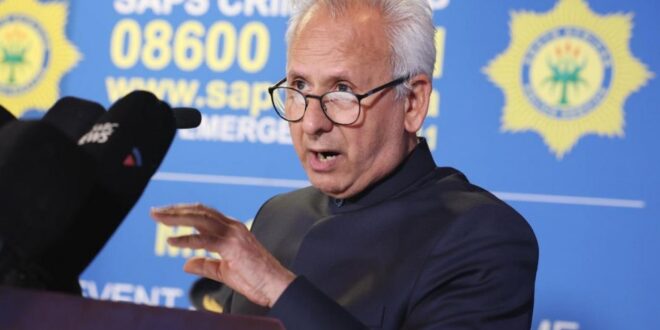 Acting Police Minister Firoz Cachalia.