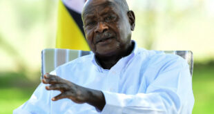 Ugandan President Yoweri Museveni (Abubaker Lubowa photo courtesy of Reuters)