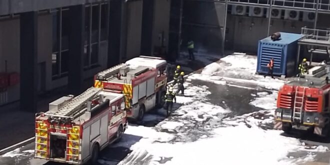 Fire at Cape Town International Airport contained