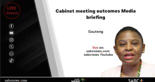 LIVE Cabinet meeting outcomes Media briefing