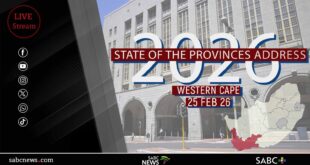 LIVE Western Cape SOPA 2026