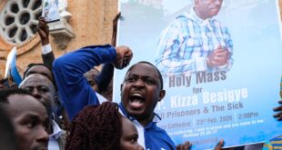 Museveni Blocks Catholic Mass for Jailed Opposition Leader Kizza Besigye