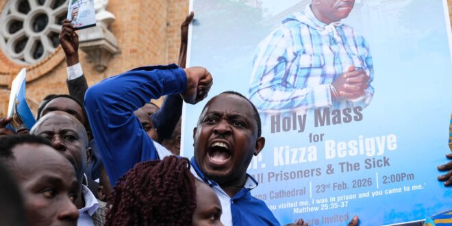 Museveni Blocks Catholic Mass for Jailed Opposition Leader Kizza Besigye
