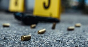 Shooting crime scene