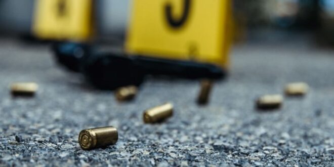 Shooting crime scene