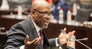 Suspended Deputy National Commissioner for Crime Detection, Shadrack Sibiya appearing before the Parliament's Adhoc Committee.