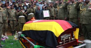 UPDF Former Armoured Division Commander Maj Gen Deus Sande Laid