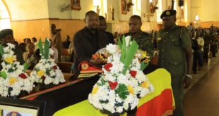 UPDF Pays Glowing Tribute to Maj Gen Deus Sande Karachi