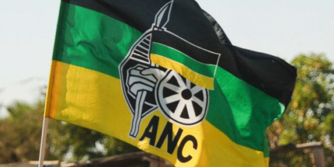 The flag of the African National Congress.