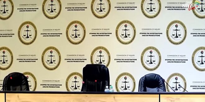 The Truth and Reconciliation Commission's (TRC) Cases Inquiry in Johannesburg.