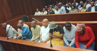 Eight people accused of insurance-related murders appear before the Polokwane Magistrate's Court in Limpopo on 25 March 2026.