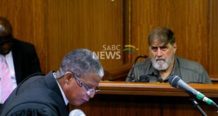 Former apartheid police commander Eugene de Kok giving evidence at the Cradock 4 inquest at the Gqeberha High Court in the Eastern Cape on March 23, 2026.